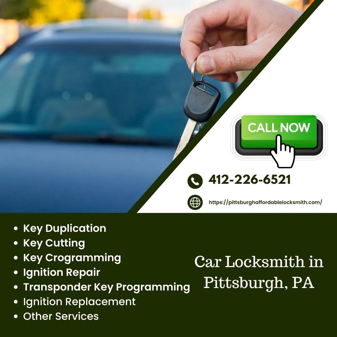 Pittsburgh Affordable Locksmith Pittsburgh, PA 412-226-6521 - Car