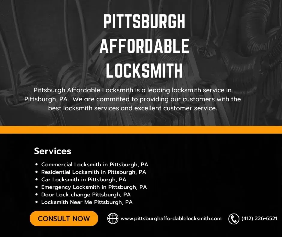 Pittsburgh Affordable Locksmith Pittsburgh, PA 412-226-6521 - Homepage